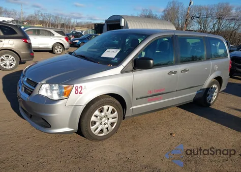 2016 Dodge Grand Caravan American Value Pkg from USA, damaged, VIN 2C4RDGBGXGR236654